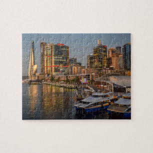 King Street Wharf in Sydney Australië Legpuzzel