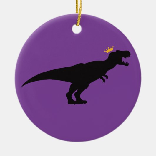 King T-Rex Keramisch Ornament (Voorkant)