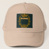 KING Text Photo Chapeaux Casquettes (Devant)