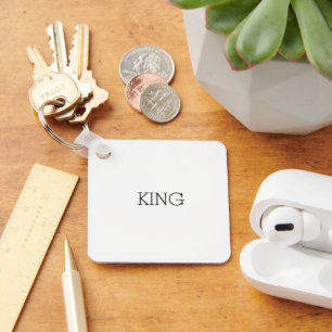 King Text Sleutelhanger sleutels veilig gereedscha