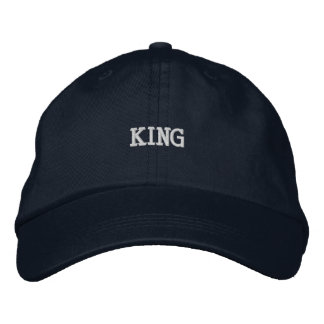 KING Texte imprimé Nom Casquette Casquette brodé