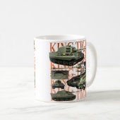 King Tiger, de monstertank van WW2 Koffiemok (Voorkant rechts)