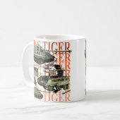 King Tiger, de monstertank van WW2 Koffiemok (Voorkant links)