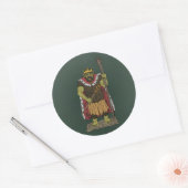 King Troll Ronde Sticker (Envelop)