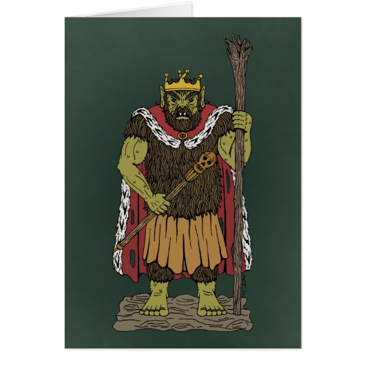 King Troll Wenskaart (Voorkant)