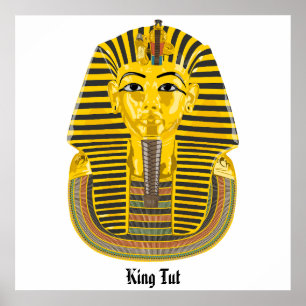 King Tut, Egyptische grafillustratie Poster