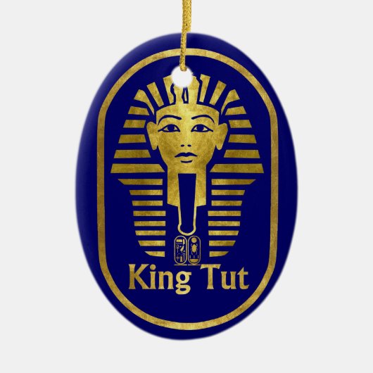 King Tut Keramisch Ornament (Voorkant)