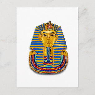 King Tut Mask Briefkaart