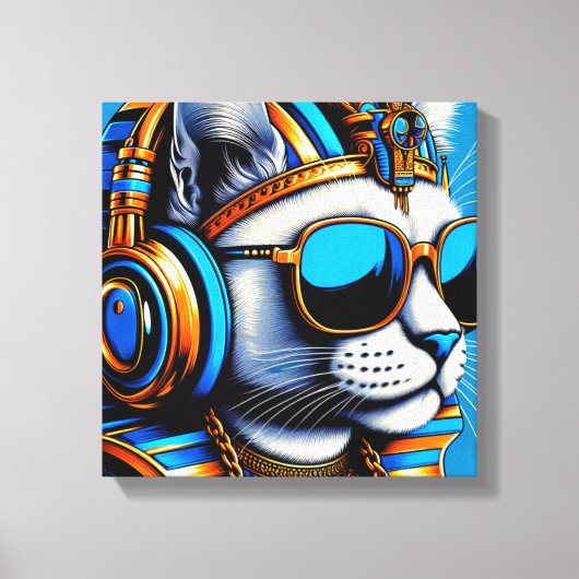 KING TUT PERSIAN CAT COOL 2 CANVAS AFDRUK (Voorkant)