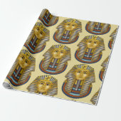 King Tut Pharaoh Pattern Cadeaupapier (Uitgerold)
