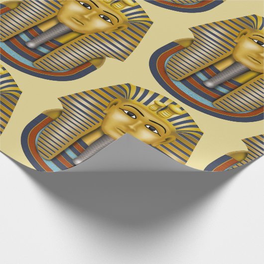 King Tut Pharaoh Pattern Cadeaupapier (Hoek)