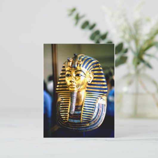King Tutankhamun Briefkaart (Staand voorkant)