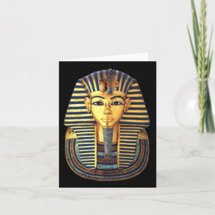 King Tutankhamun, Gold Mask, Egyptische Farao Kaart