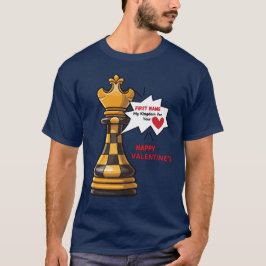 King Valentijnse Custom My Kingdom Vriendin T-shirt