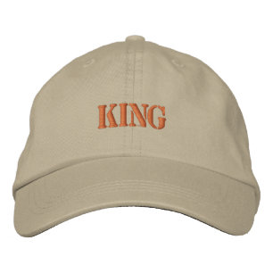 "King" van stijl Khaki verstelbaar Pet