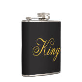 King Vinyl Wrapped Flask Heupfles (Rechts)