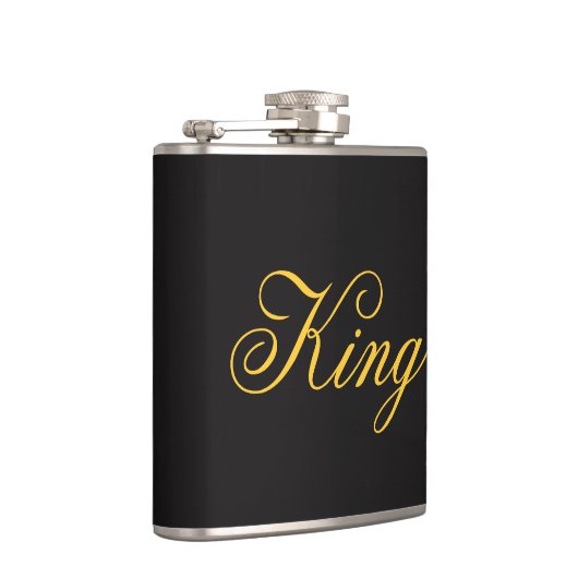 King Vinyl Wrapped Flask Heupfles (Rechts)