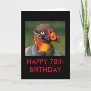 King Vulture - Happy 78th Kaart