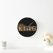 King Wall Clock Ronde Klok (Huis)
