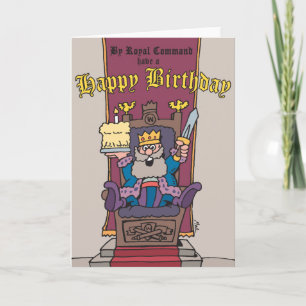 King Wally Happy Birthday Kaart