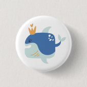 King Whale Button (Voorkant)