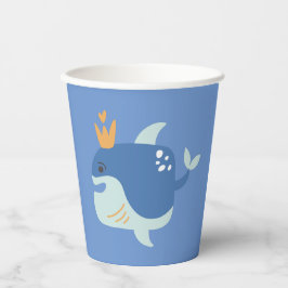 King Whale Zee Animals Kinder Party Paper Cup Papieren Bekers