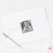 King William II of England, 1618 Vierkante Sticker (Envelop)