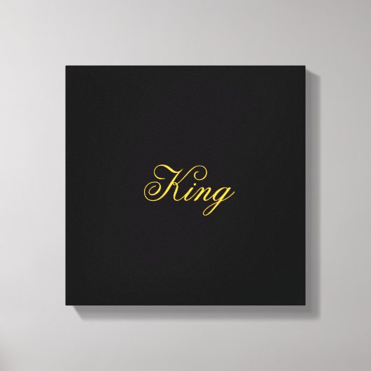 King Wrapped Canvas Afdruk (Voorkant)