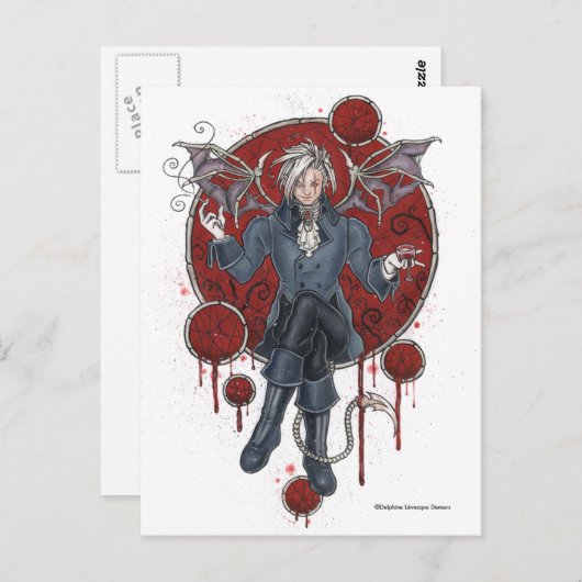 King Zerick Gothic Briefkaart (Voorkant / Achterkant)