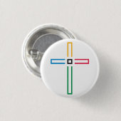 Kingdom Cross Button (Voorkant /achterkant)