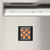 KINGDOM ENTREPRENEUR Christelijke Bijbelversie Magneet (Insitu (Vaatwasser))