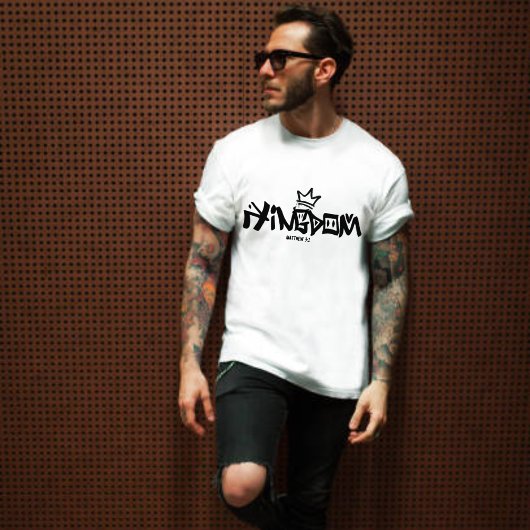 Kingdom graffiti Christelijk T-shirt