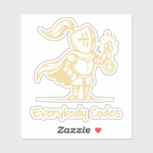 Kingdom of Algorithmia Custom-Cut Vinyl Sticker