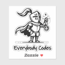 Kingdom of Algorithmia Custom-Cut Vinyl Sticker