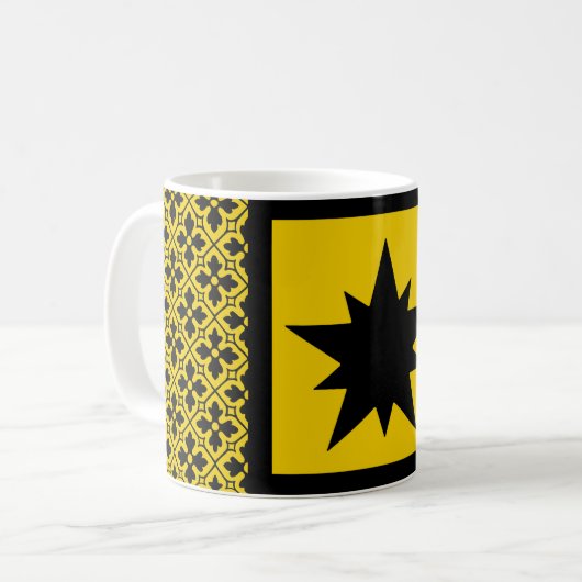 Kingdom of Ansteorra Populace Badge Koffie Mok (Voorkant links)