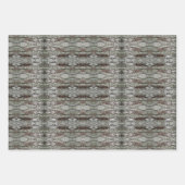 Kingdom Tree Bark Patterned Inpakpapier Vel (Voorkant 3)