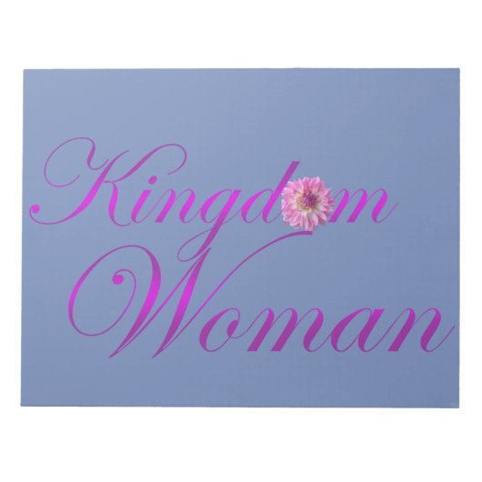 Kingdom Woman Notitieblok (Voorkant)