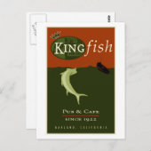 Kingfish Briefkaart (Voorkant / Achterkant)
