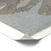 Kingfisher avec Fleur Lotus - Impression d'archive (Coin)