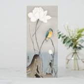Kingfisher avec Fleur Lotus - Ohara Koson - Carte (Debout devant)