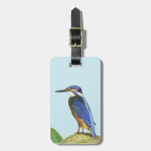 Kingfisher Bagagelabel (Voorkant verticaal)