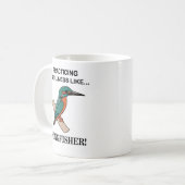 Kingfisher beoefent stilte als Kingfisher Koffiemok (Voorkant links)