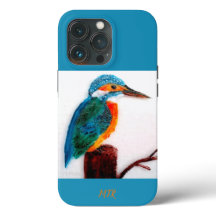 Kingfisher Bird Art gepersonaliseerd