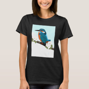 Kingfisher Bird Bird Bird Birdwatcher Bioloog T-shirt