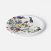 Kingfisher Bird Flower Butterfly Paper Bord (Gekanteld)