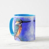 Kingfisher Bird Mug Cadeau (Devant gauche)