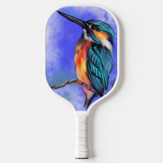 Kingfisher Bird Pickleball Paddle (Voorkant)