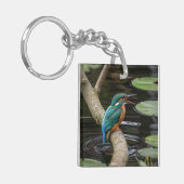 Kingfisher Bird Sleutelhanger (Voorkant Links)