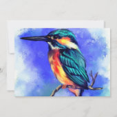 Kingfisher Birthday Kaart (Achterkant)