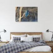 Kingfisher Canvas Afdruk (Insitu (Slaapkamer))